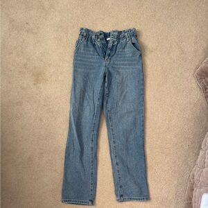 Pacsun Women's Blue Jeans paper bag waist
